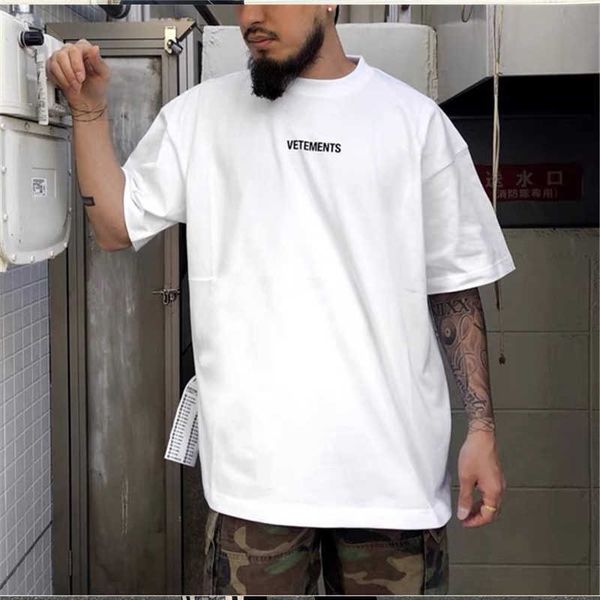 

men's t-shirts 2022 new short sleeve fashion high street men's and women's label letter printed oversized t-shirt t221130, White;black