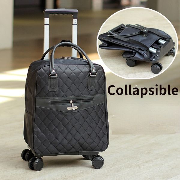 

suitcases wheeled bag for travel women backpack with wheels trolley s large capacity organizer carry on luggage 221130