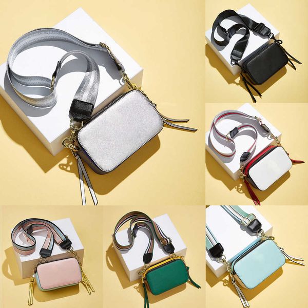 

designer crossbody bags luxury handbags women camera bag purse m wide strap j fashion color matching shoulder bags vintage messenger 221201