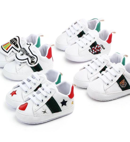 

baby crib shoes newborn boys girls heart star first walkers crib shoes kids lace up pu sneakers prewalker sneakers6379662