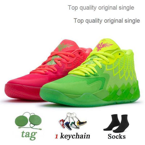 

lamelo ball shoes mb.01 lo mens basketball shoe rick and morty 1of1 galaxy buzz queen city rock ridge grey not from here red blast sports