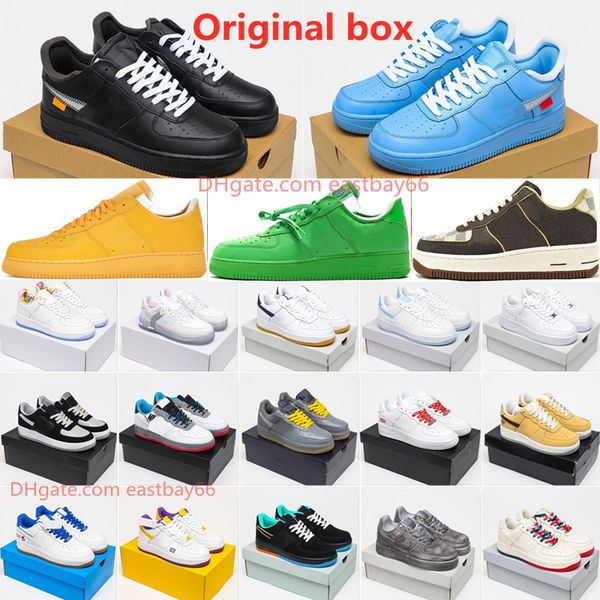 

original box big eur 48 new running shoes white x 1 low mca university blue mens fashion designers sneakers one des chaussures off casual sh