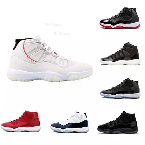 

shoes basketball sneaker platinum tint cap gym red black stingray ovo midnight navy bred and gown 11s mens