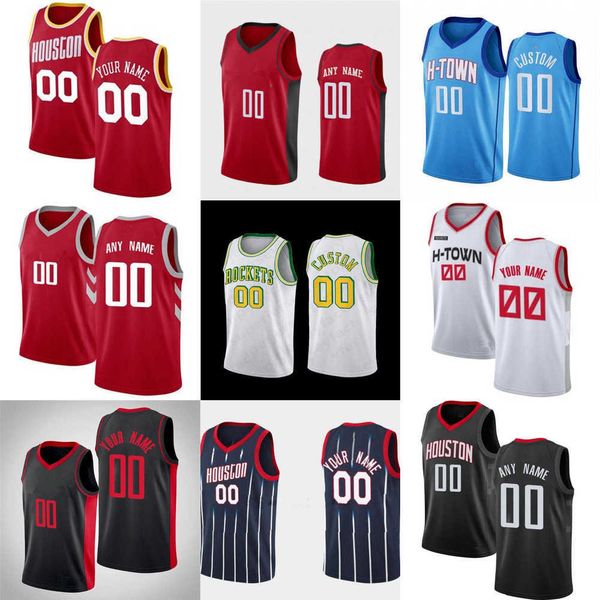 

mens womens youth houston''rockets''custom 20 bruno fernando 0 tyty''washington jr. 5 darius days 12 trevor hu, Black;red