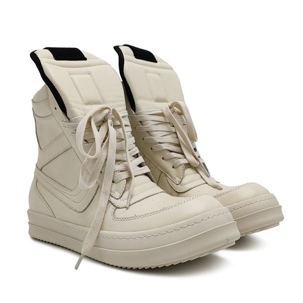 

men's casual brand rick shoes inverted triangle leather sneakers ro owens y2k women's boots pbhu