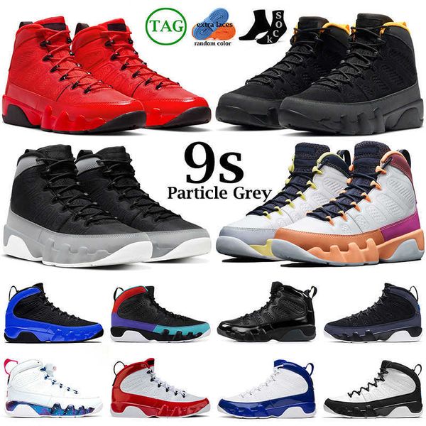 

basketball shoes trainers sports sneakers particle grey red university gold blue dream 2022 men 9s jumpman 9 change the world chile it do