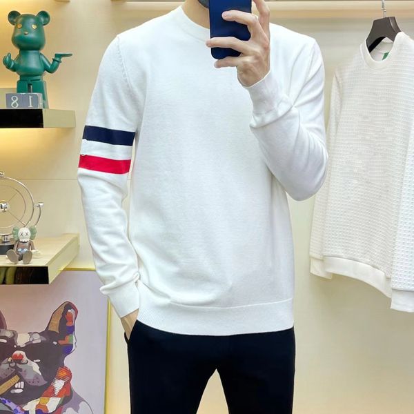 

2022 europe sweater men women hoodie fashion luxury designer sweater long sleeve sweaters geometric printed clothing high street thick coat, White;black