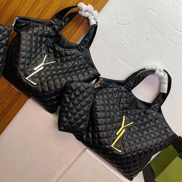 

icare maxi bag 58cm and 38cm designer bag women tote bags attaches crossbody shopping beach fashion famous large totes shoulders purse genui