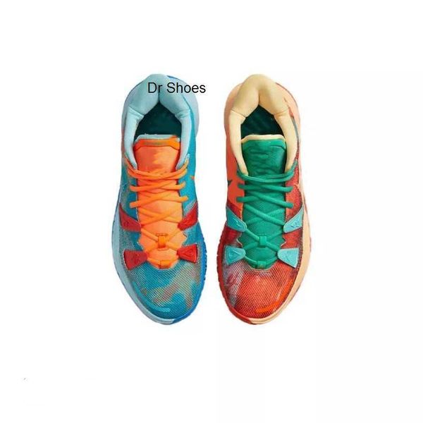 

kyrie 7 mother nature pack kids basketball shoe air and earth men women sports shoes with box size us4-us12