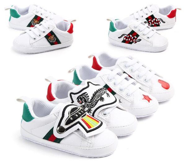 

baby shoes newborn boys girls heart star first walkers crib soft bottom kids lace up pu prewalker sneakers1008540