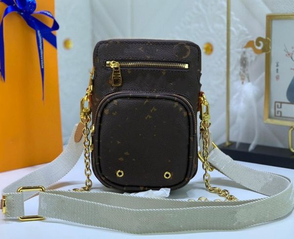 

utility phone pocket women bags mobile bag shoulder chain cross body wallet lady clutch purse designer luxurys monograms genuine leather han