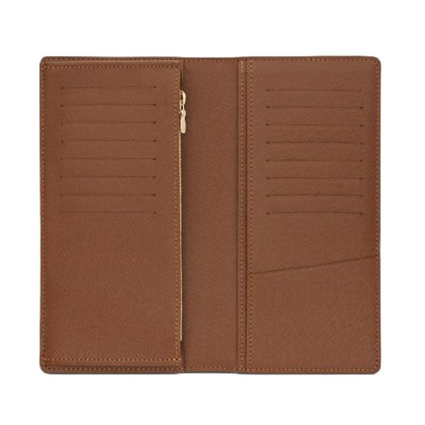 

fashion women clutch wallet pu leather wallet single zipper wallets lady ladies long classical purse with orange box card m62665227m, Red;black