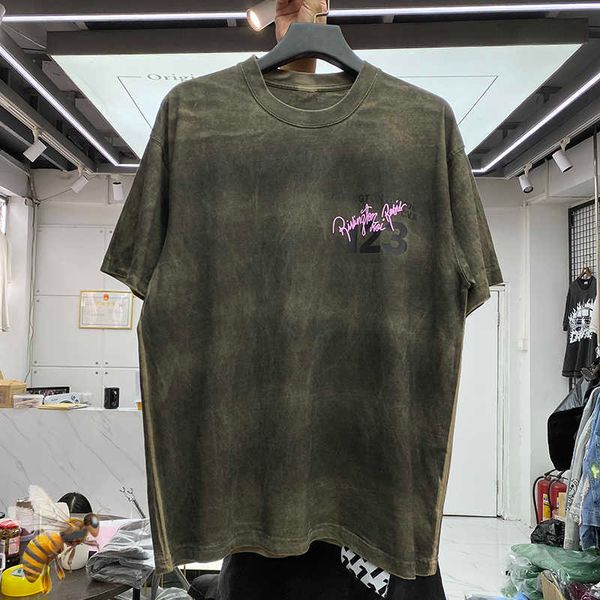 

men's t-shirts rrr-123 t-shirt men women retro wash old basic hip-hop short-sleeved t shirts t221130, White;black