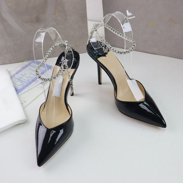 

women dress shoes high heels womens designer genuine leather pumps lady sandals wedding black golden gold 1102