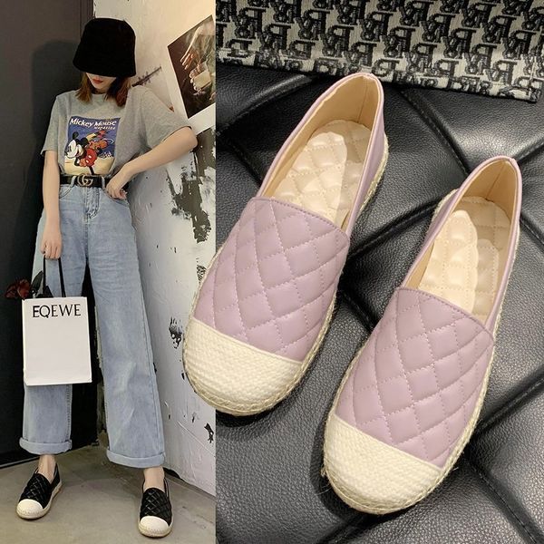 

dress shoes fashion slip on women s flat with casual breathable espadrilles ladies comfortable soft sole lofers 221130, Black