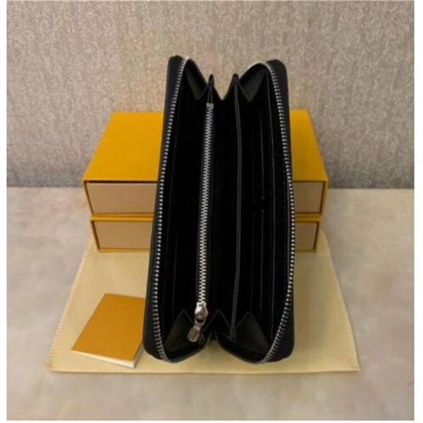 

2022 whole big bottoms lady long wallet multicolor designer coin purse card holder original women classic zipper pocket267x, Red;black