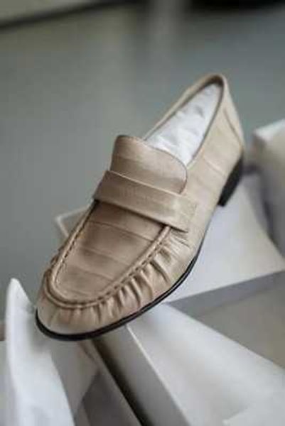 

shoes row the spring and summer 2023 new fashion leather single casual eel lefu women 20py