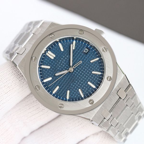 

WITH BOX Luxury Mens Watch 41mm Master Automatic Mechanical Sapphire Classic Fashion Stainless Steel 5AT Waterproof Luminous montre de luxe 2813 movement, With waterproof