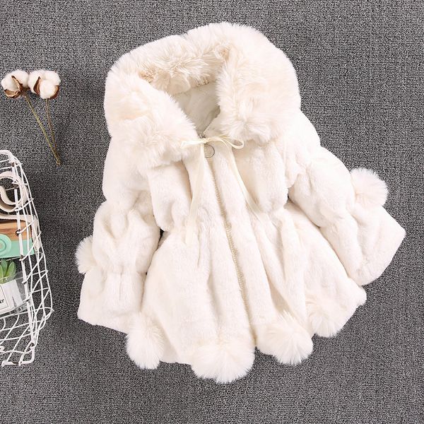 

down coat keiayohuo winter girl s thickened casual kids black furry zipper hooded overcoat children s clothing for girl 6y 221130, Blue;gray
