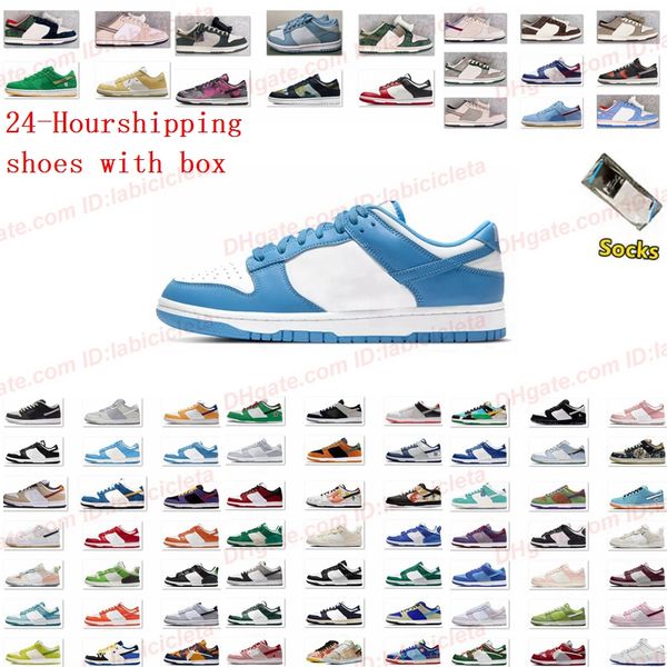 

university blue white logo dunks shoes low sunset french blue discount men women sb dunker running l casual sneakers sail white bl, Black