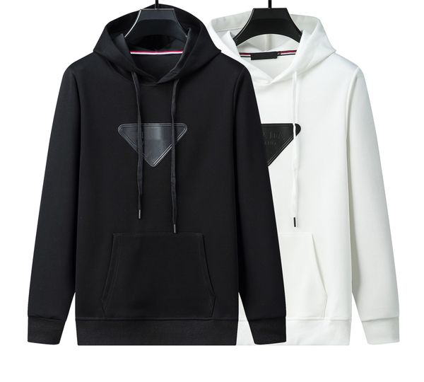 

mens hoodie with pattern letters stripre sweatshirt hooded terry jumpers spring autumn style hoodies pullover size m-3xl, Black