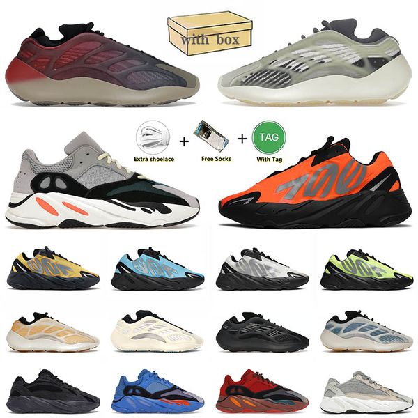 

with box 2023 designer 700 v3 running shoes og sneakers fade salt carbon v2 runners solid grey hi-red blue for men women trainers jogging