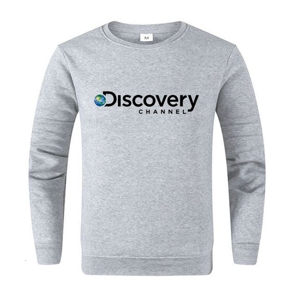 

mens hoodies sweatshirts streetwear hip hop harajuku crew neck discovery channel men pullover fashion clothing 221202, Black