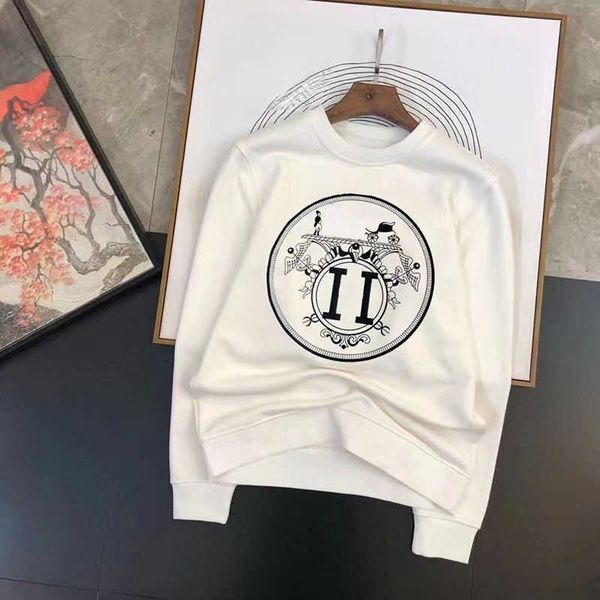 

mens sweatshirt designer sweater fashion print pullover coat men women round neck loose long sleeve t shirt oversize, Black
