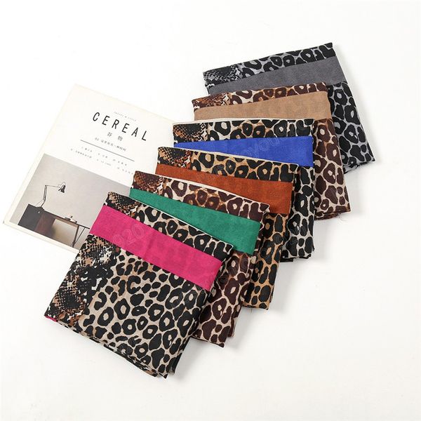 

fashion women viscose scarf leopard dot fringe shawls and wraps lady pashmina foulards stole bufandas muslim hijab 180x90cm, Blue;gray