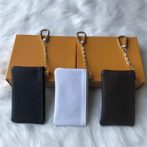 

special 4 colors key pouch zip wallet coin leather wallets women purse 62650 with box dust bag certificate213i, Red;blue