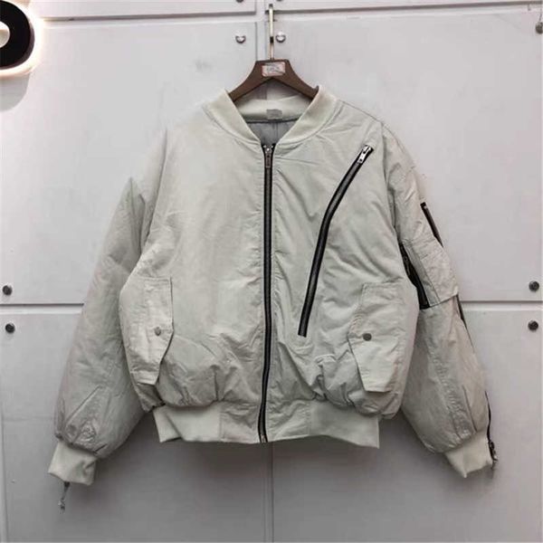 

men's jackets 2021fw grailz multi pocket zipper thickened double oversize cotton clothes fashion jacket t221202, Black;brown