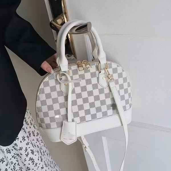 

2023handbags purses fashion bags leather women shoulderbag tote wallet white