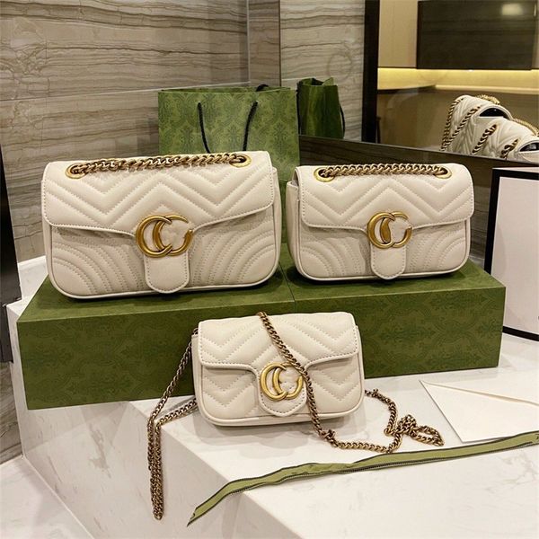 

large designer bag crossbody handbags women marmont wallet men bags messenger hobo chain shoulders sacoche men coin purse letters button lux