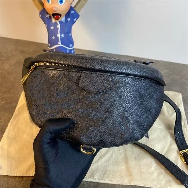 

classic bumbag designer crossbody bag handbags purse black white original shoulder bag men women luxury new sport genuine leather fanny pack