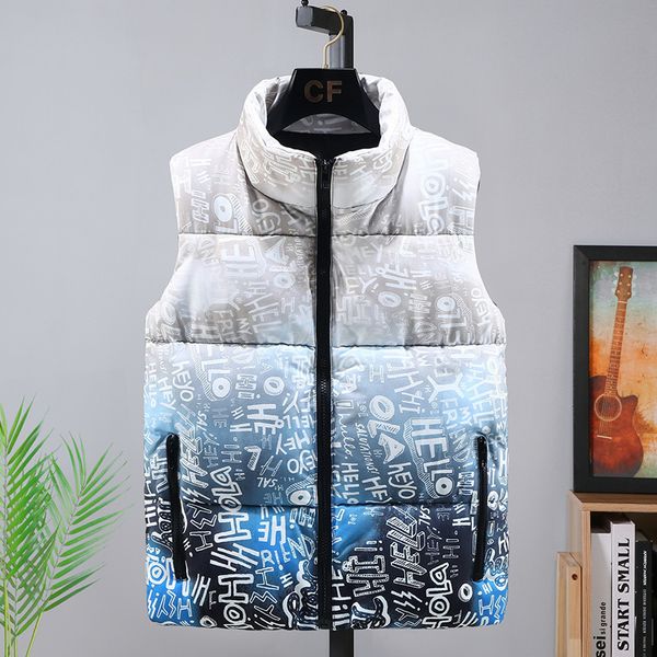 

men's vests mens vest jacket men autumn warm sleeveless jackets male winter casual waistcoat vest plus size brand clothing mj35 221202, Black;white