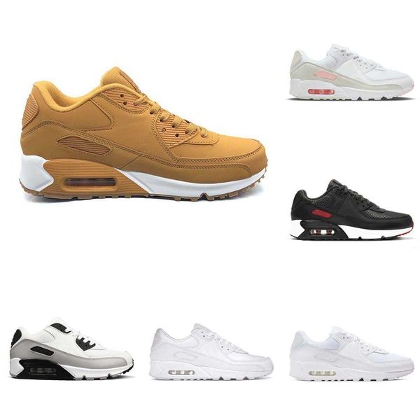 

2022 designer men running sports shoes yellow white black red 90 wolf grey polka dot infrared total orange laser blue airs hyper grape royal