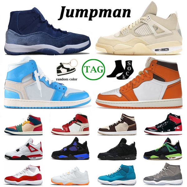 

jumpman 2022 1 4 basketball shoes mens womens sail black cat 4s university blue 1s miamis dolphins cherry 11 cool grey high mid pink