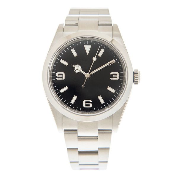 

luxury mens watch explorer ceramic bezel sea-dweller cystal stainless steel automatic mechanical men watches male wristwatches, Slivery;brown