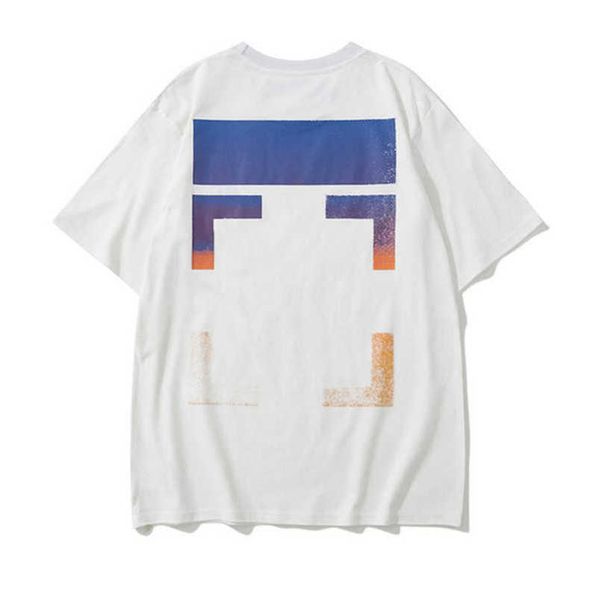 

luxury mens fashion t shirt offs brand tees shirts couple t-shirt designer men women cotton sweatshirt black white arrow badge t-shirts cas, White;black