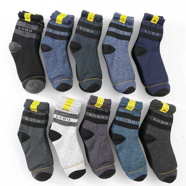 

men's 3d hip hop athletic socks youki cotton business mix color men, Black