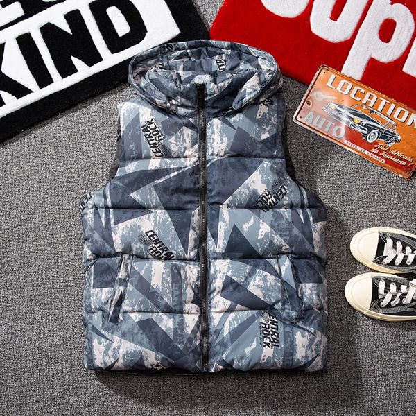 

men's vests brand clothing vest jacket mens autumn warm sleeveless jacket male winter casual waistcoat men vest plus size vest 1030 221, Black;white