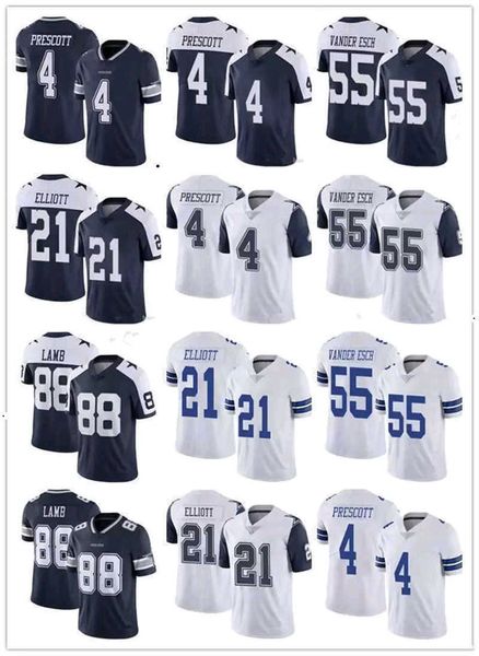 

football jerseys men women youth dallas''cowboys''jersey 4 dak prescott 9 jaylon smith 8 troy aikman 88 ceedee lamb foot, Black;red