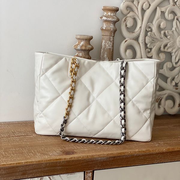 

original quality lambskin 19 shopping bag as3660 luxury designer tote handbags women shoulder handbag with box c175