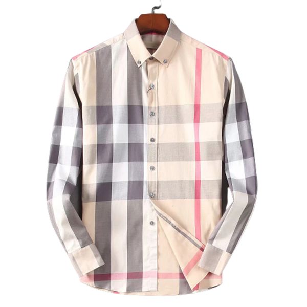 

men's casual shirts autumn long sleeve large size formal shirt plaid collar button up shirtmen's#37, White;black