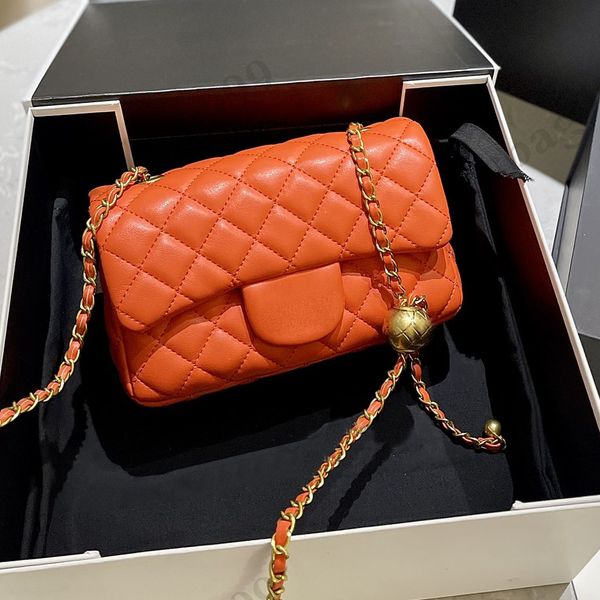 

women lambskin golden globe mini flap bags diamond quilted gold metal chain shoulder crossbody purse french designer luxuries ladies handbag