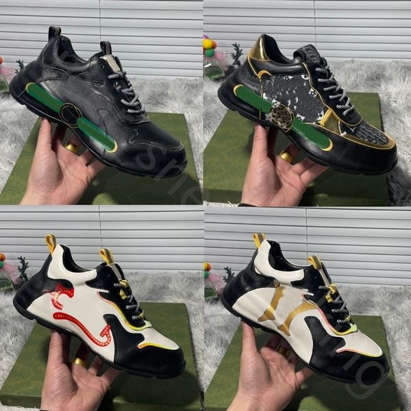 

designer sneakers men casual shoes sneaker runner trainers platform shoes multicolor mens daddy luxurys chaussures size 38-45, Black