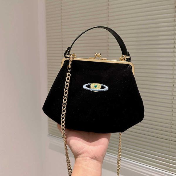 

vivi west empress designer bags luxurys handbags dowager mouth gold sheepskin dumpling bag portable shoulder messenger chain shell handbag