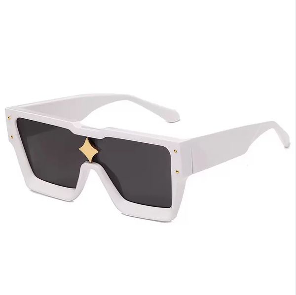 

designer cyclone sunglasses for women and men fashion model special uv 400 protection double beam frame outdoor design alloy sunglass, White;black