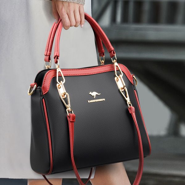 

new fashion contrast handbag one shoulder messenger bag for daily use # 8093