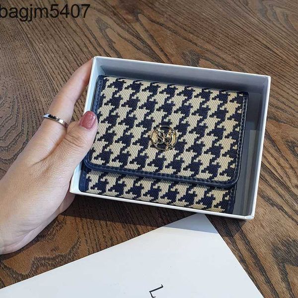 

design bag ladies purse short wallet women's multi card card bag small thin wallet can hold the driver's license